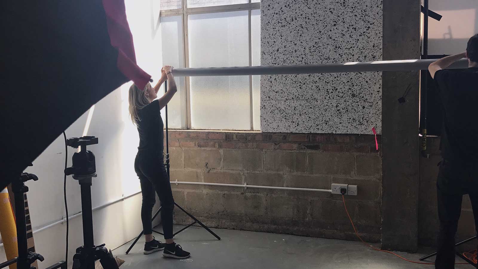 Behind the scenes at the Yourbill photoshoot