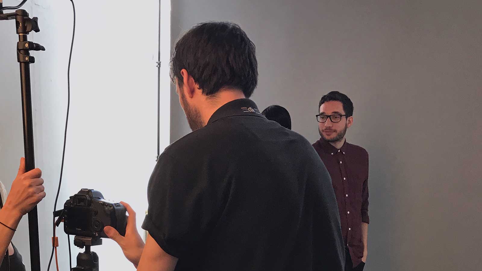Behind the scenes at the Yourbill photoshoot