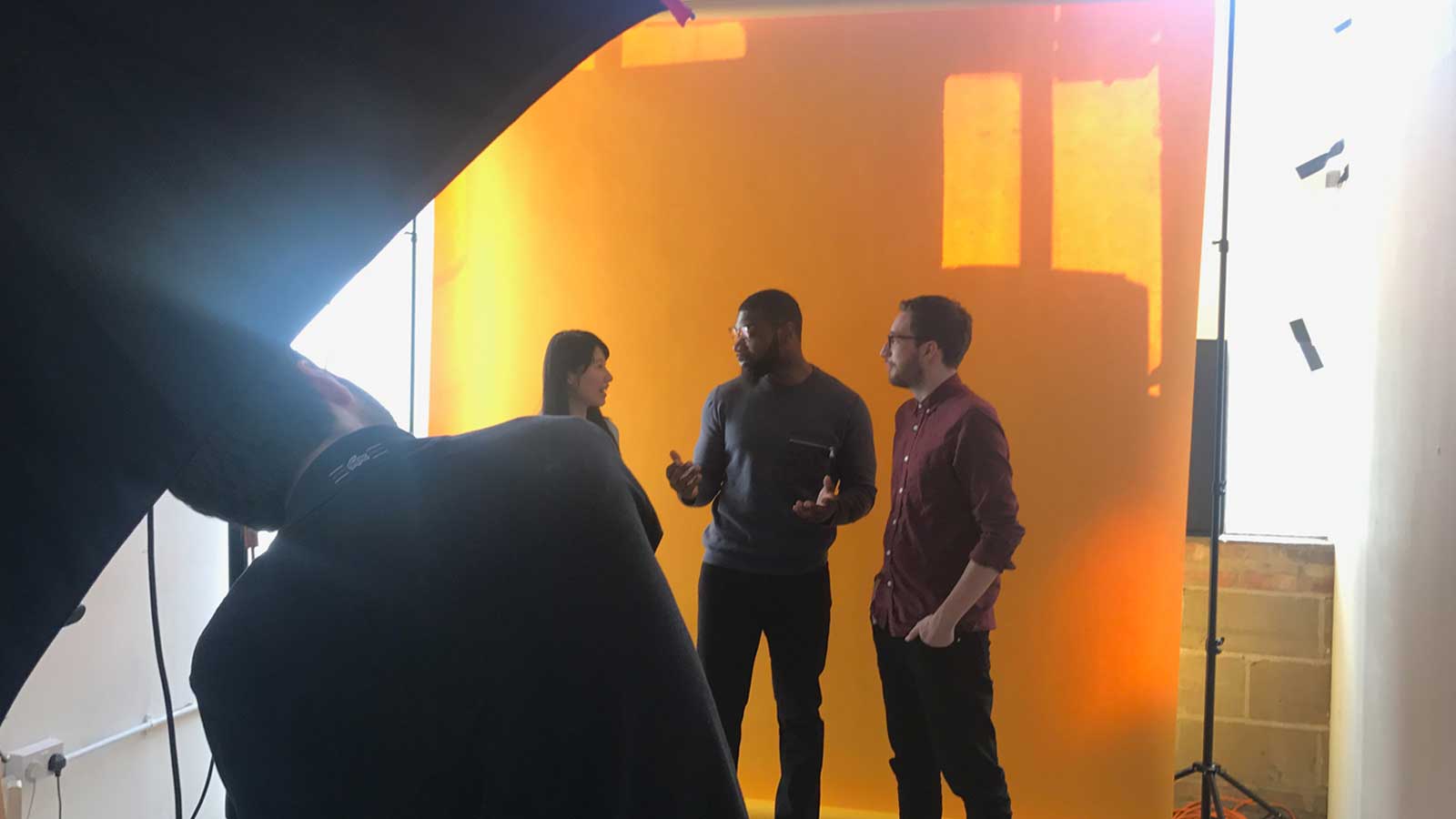 Behind the scenes at the Yourbill photoshoot